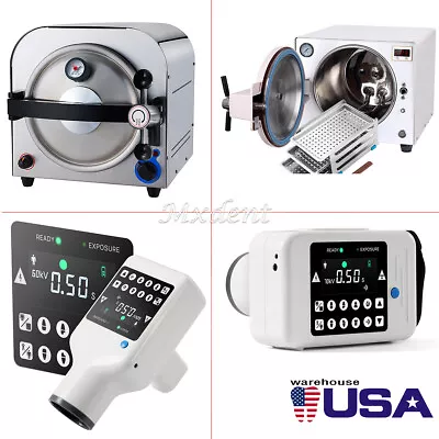 14L/18L Dental Autoclave Steam Sterilizer & Portable Digital X-ray Machine Xray • $690