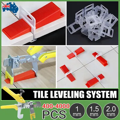 Tile Leveling System Clips Wrench Wedge Spacer Tiling Tool Floor Wall Plier Bulk • $11.95