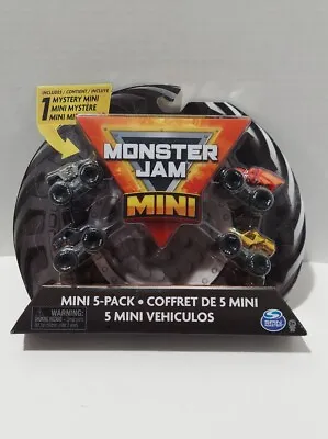 $16.99 • Buy Monster Jam Mini 5 Pack Monster Trucks Sealed Package Spin Master