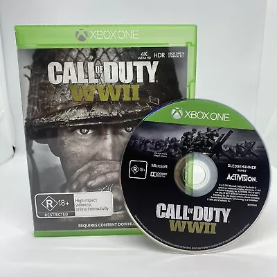 Call Of Duty: WWII (Xbox One 2017) Free Postage AU Seller VGC • $21.99