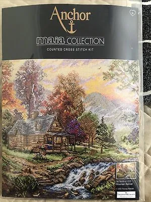 SEALED Anchor Maia Collection MOUNTAIN RETREAT Counted Cross Stitch 27 X 34 Cm • $44.99