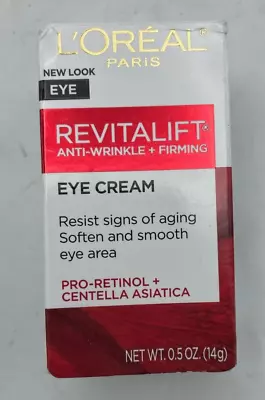 Loreal Paris Eye Revitalift Anti-Wrinkle + Firming Eye Cream 0.5 Oz NEW IN BOX • $12.99