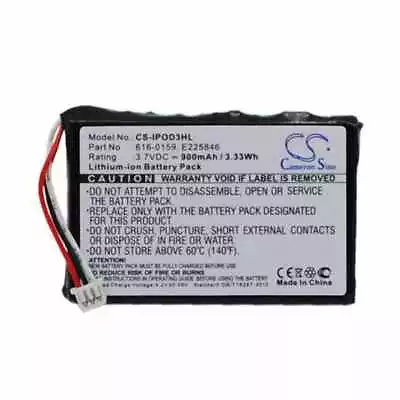 £14.86 • Buy Battery For APPLE IPOD 20GB M9244LL/A