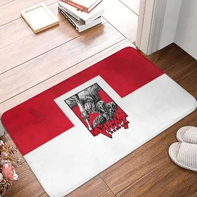 Berserk Guts Behelit Manga Doormat Bath Mat Red Carpet Entrance Door  Home Decor • $8.79