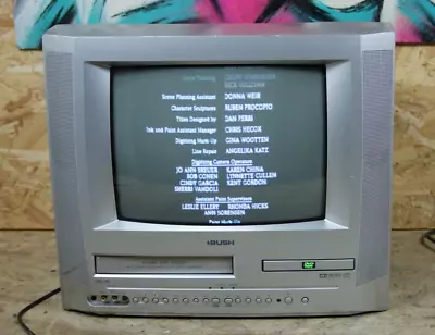 Bush Btv183dvd Retro Vintage Gaming Crt Tv Vhs Dvd Combo *dvd Faulty* • £24.99