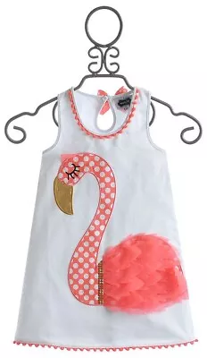 Mud Pie Flamingo Dress Toddler Girl Size 2t New!! • $24