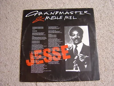 Grandmaster & Melle Mel: Jesse:  Track 12 : 1984 Release: Pic Sleeve • £2.99