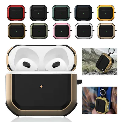 $14.96 • Buy For Apple AirPods Pro 1st 2nd 3rd Gen 2021 Armor Headphone Case + Hook Cover