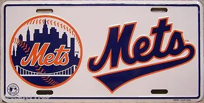 MLB Aluminum License Plate New York Mets NEW • $19.99