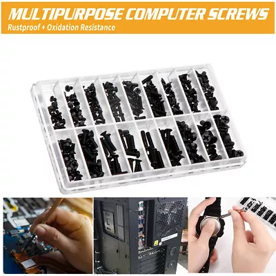 300Pcs Laptop Screws Computer Universal Repair Kit M2-M3 Fit IBM HP Dell Lenovo • £6.45