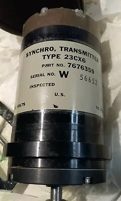 US MILITARY SPECS 23CX6 Synchro Control Transmitter 115 Volts • $125