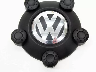 VW Volkswagen Single Center Cap For Steel Wheels GENUINE OEM NEW 5N0601169XRW • $28.44