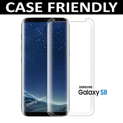 2 Packs Of  Tempered Glass Screen Protector Film For Samsung Galaxy S8/S9 • £5.09