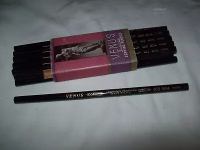 Vtg Sleeve Of 11 Venus Indelible Copying Pencils No 4 Hard 165 American Pencil • $24.99