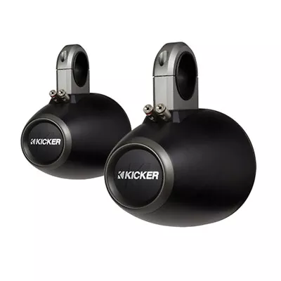 Kicker 12KMTES Marine 6.5  Single Enclosure Black • $399