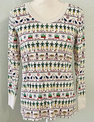 Hanna Anderson ELF Fairisle Organic Cotton Long John Pajama Top M Christmas • $22.99