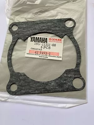 NEW Yamaha Motorcycle Cylinder Base Gasket 18G-11351-00 1974-85 YT 125 MX 175 Yz • $10