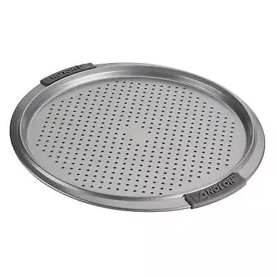 Advanced Nonstick Bakeware Round Perforated Pizza Pan 13-Inch Gray • $21.97