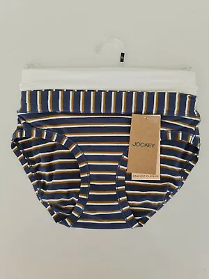 $12.74 • Buy Jockey Ladies 2 Pack Comfort Classics Boyleg Underwear Sizes 10 12 16 Stripes