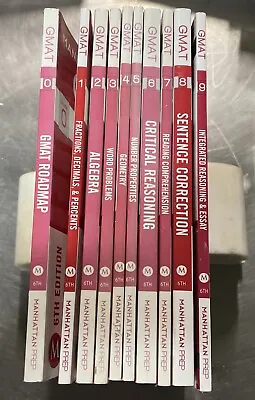 Manhattan Prep GMAT Strategy Guides Set 6th Edition (0-9) 10 Books • $49.95