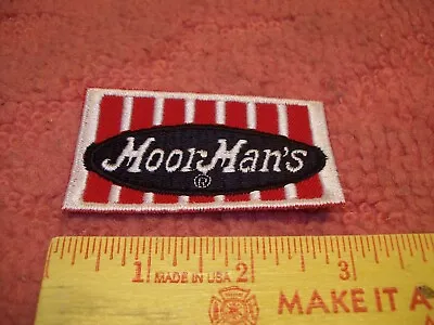 Vintage MoorMans Feed Advertising Patch 3 ×1.75  NOS For Hat Cap Jacket Display • $8.99