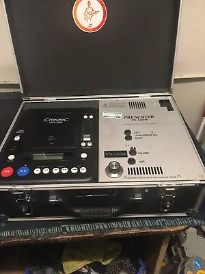 £165 • Buy Presenter Portable Mixer Amplifier And Pro Audio Citronic Cd S-2 Deck In Case