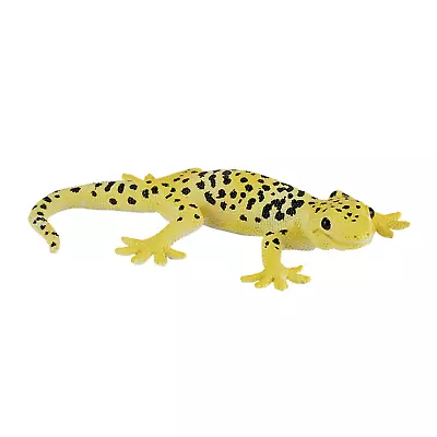 Mojo LEOPARD GECKO Wild Zoo Animal Play Model Figure Toys Plastic Reptile Jungle • £7.95