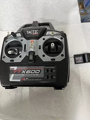 Tactic 6 Channel TTX600 Transmitter With TR624 Reciever • $45