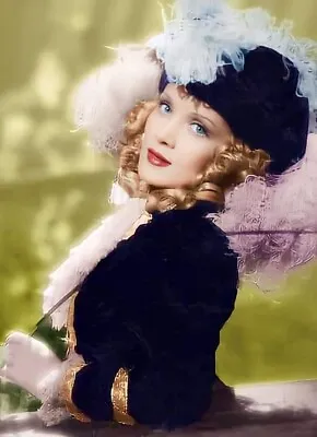 Marlene Dietrich Publicity Photo Colorized Re-Print #2075 4x6 • $5.09