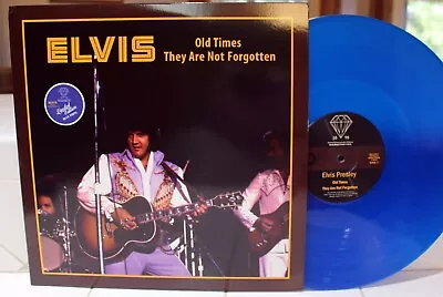 Rare Elvis 2-LP- Old Times They Are Not Forgotten- Blue Vinyl- LTD Ed- EU Import • $79.99