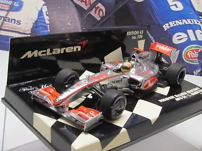 MINICHAMPS /F1  2009 McLAREN MP4/24 - LEWIS HAMILTON  - 1/43 SCALE MODEL CAR • $62.24