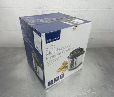 $29 • Buy NEW Insignia 6 QT Multi-Function Pressure Cooker NS-MC60SS9