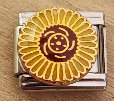 Sunflower 🌻  Sun Flower Italian Charm 9mm Bracelet Link Gift • $5.78