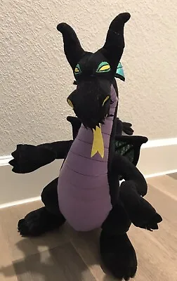 Disney Sleeping Beauty Maleficent Dragon 18  Plush Stuffed Vintage Villain  • $21.88