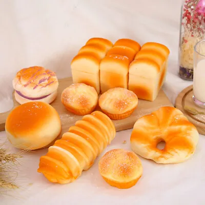 Artificial Breads Pastries Fake Bread Cake Food Model Photography Props Decor • £3.95