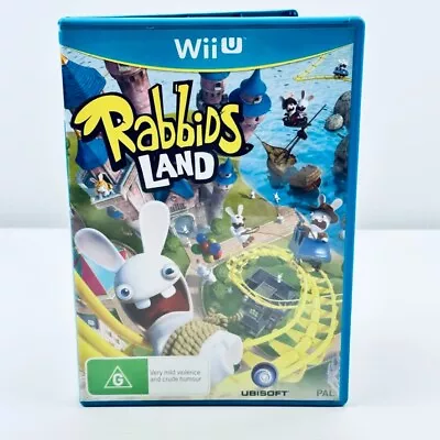 Rabbids Land Nintendo Wii U PAL 2012 Including Manual Party Amusement Park • $9.95