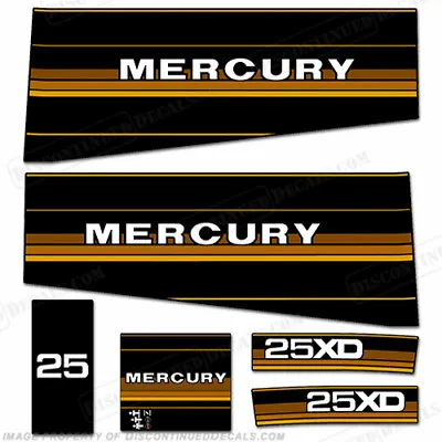Fits Mercury 1984 25HP Outboard Engine Decals - Outboard Engine Decals • $69.95