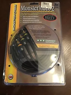 Monster Video Cable 2 High Resolution S-video Cable Connection 3.3ft  NEW • $16.99