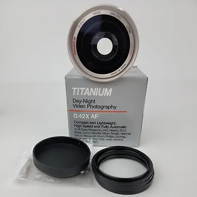 46mm Threaded Titanium IR Series Nite Vision Wide Angle 0.42X AF Lens AUX Night • $19.99
