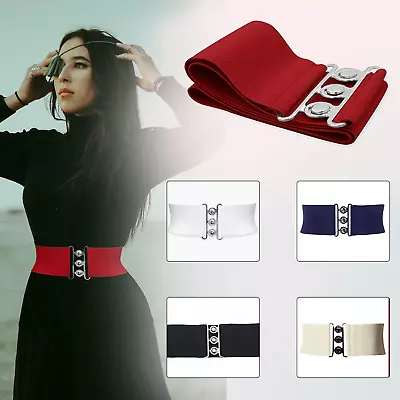 £3.89 • Buy Classic Nurse Belt Vintage Retro Elasticated Wide Stretch Waistband Women Ladies