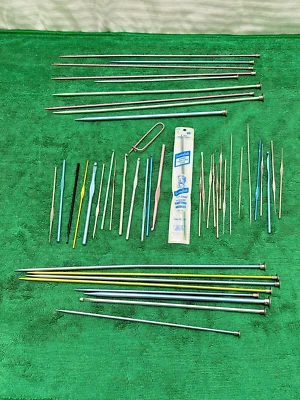 $15 • Buy Large Lot Of Knitting & Crochet Needles, Susan Bates