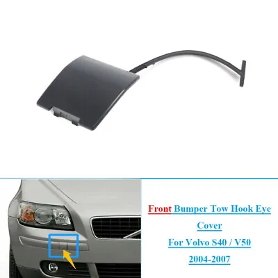 Front Bumper Tow Hook Eye Cover Cap For Volvo S40 V50 2004-2007 • $13.89