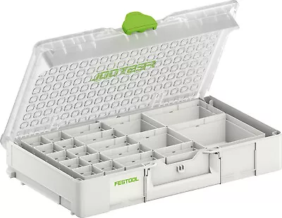£62.99 • Buy Festool 204856 Systainer 3 Organiser SYS3 ORG L 89 20xESB T-LOC Case FOCDelivery