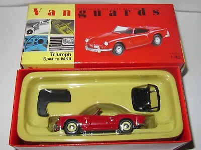 CORGI VANGUARDS - TRIUMPH SPITFIRE MKII - SIGNAL RED - Mint/Perfect MIB • £19.95