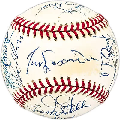 1994 Dodgers Team Autographed NL Baseball 25 Sigs Mike Piazza Beckett AC98345 • $199