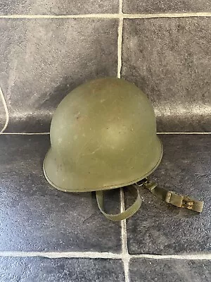 WW2 US M1 Helmet With Liner & Original Strap . Military • £79.99