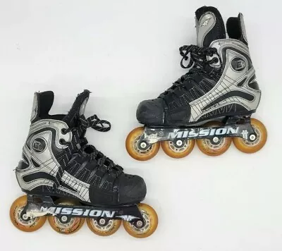Mission D3 C DNA Inline Hockey Roller Youth Skates Size 4 • $95