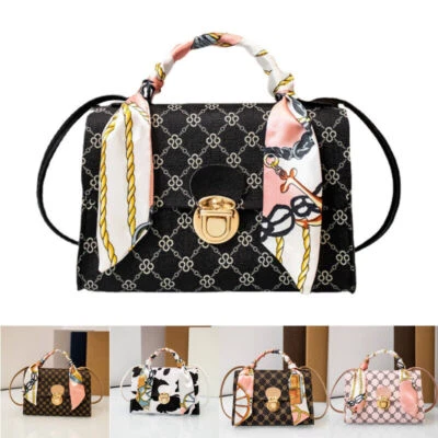 £6.38 • Buy Leather Messenger Luxury Crossbody Bag Womens Designer Shoulder Bags Handbags