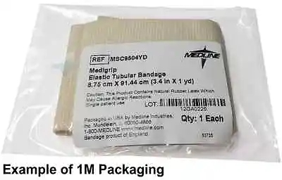 $14.50 • Buy Medigrip Tubular Bandage Elastic Compression, Size F 4  (1M Box), MSC9505