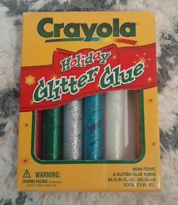 Vintage Crayola Holiday Glitter Glue - 1997 - Pack Of 6 Tubes - HTF • $26.99
